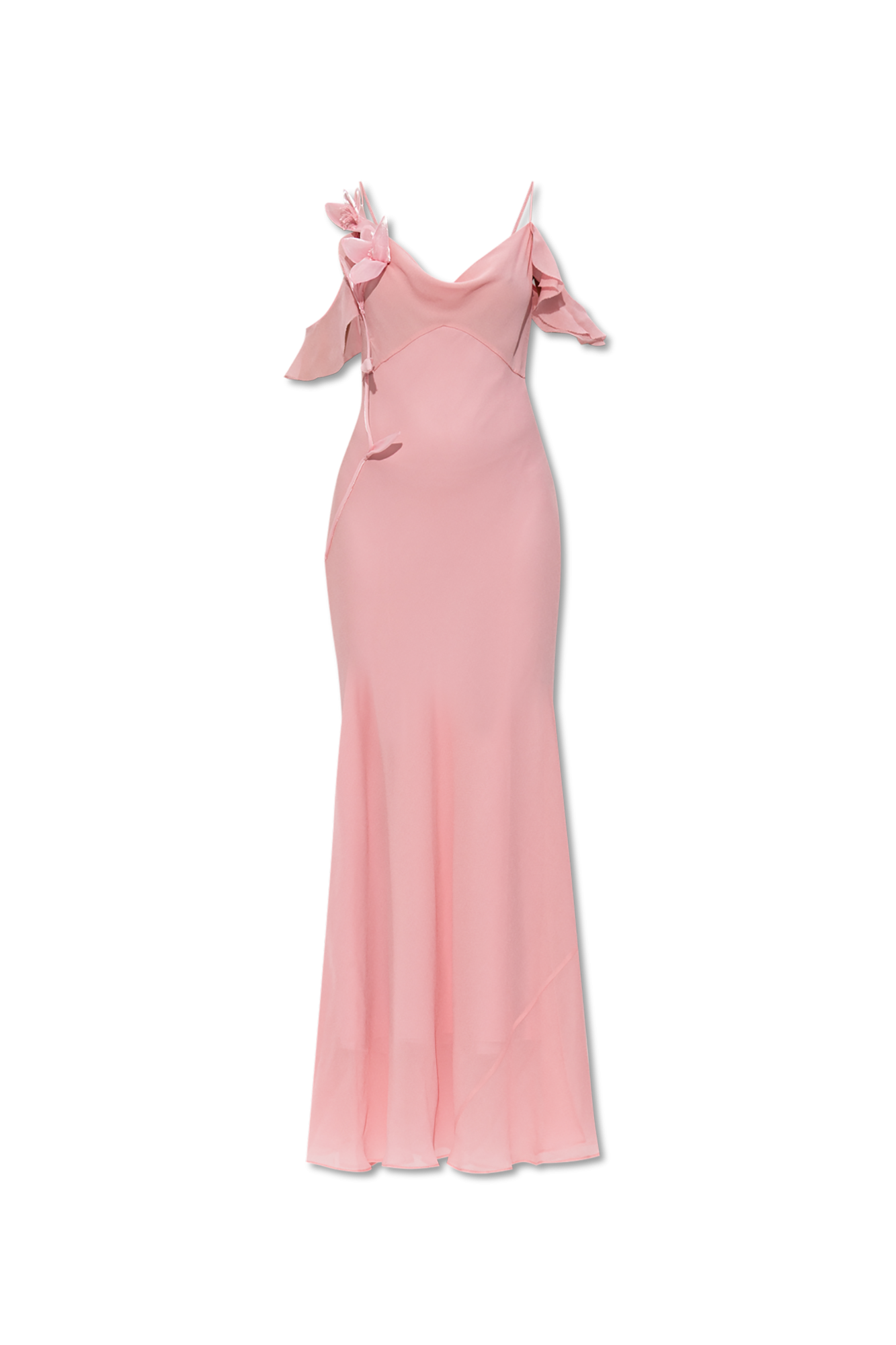 SELF PORTRAIT レス装飾ミティトレス RS25053MAP PINK Pink Lace Bustier Midi Dress – self-portrait-EU